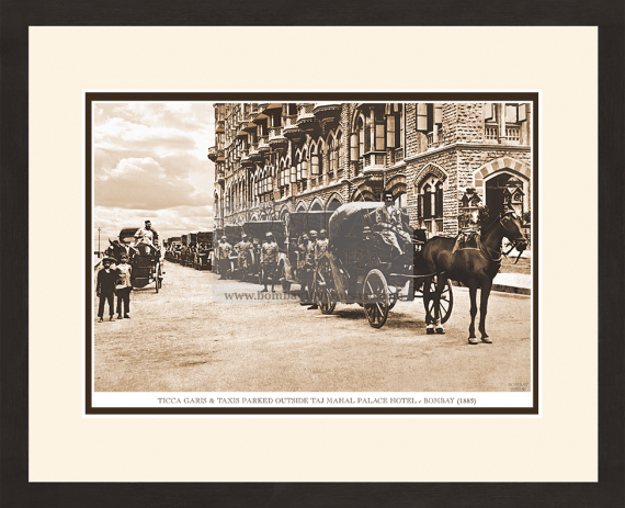 Ticca Garis & Taxis Parked Outside Taj Mahal Palace Hotel 007